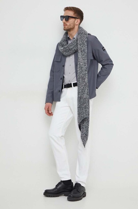 Calvin Klein cămașă K10K108229 gri SS25