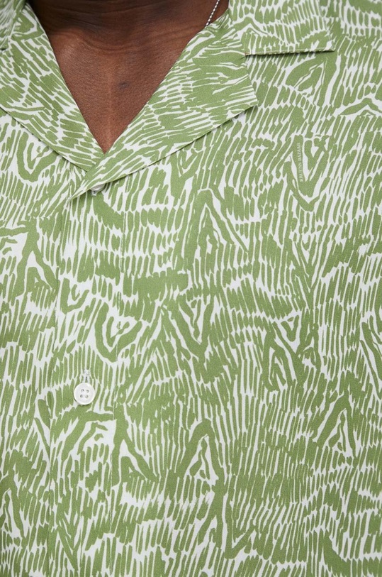 Πουκάμισο Bruuns Bazaar Won Homer AOP BBM1536N πράσινο