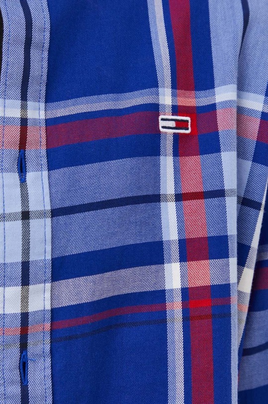 Tommy Jeans camasa din bumbac DM0DM16612 bleumarin AW23