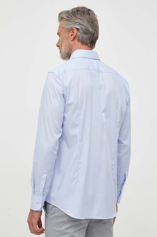 Βαμβακερό πουκάμισο BOSS μπλε 50496562