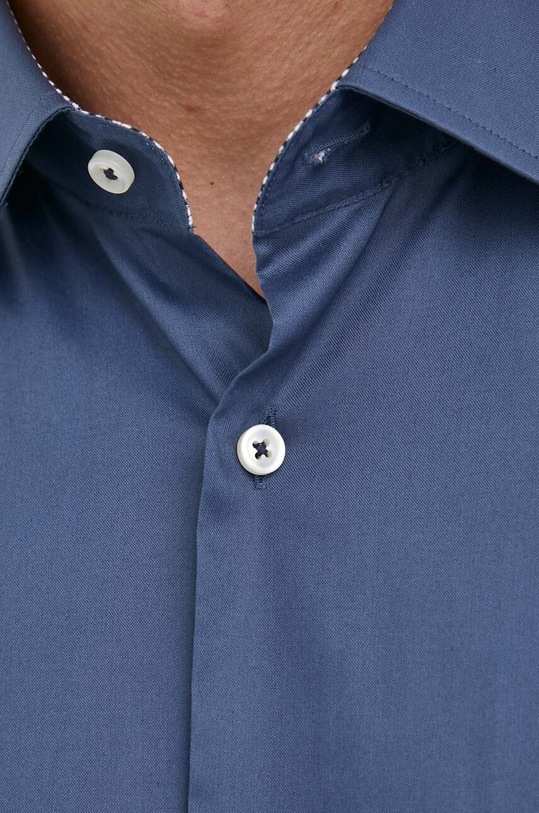 BOSS pamut ing 50497147 sötétkék AW23