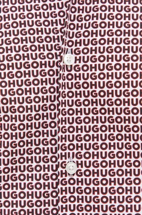 Bavlnená košeľa HUGO 50495068 burgundské AW23