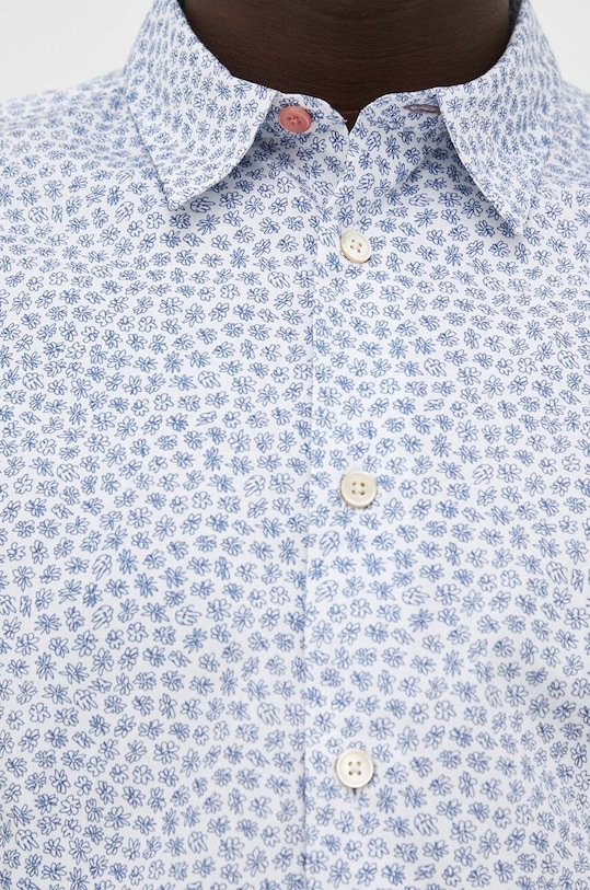 PS Paul Smith koszula bawełniana M2R.433R.L21839 niebieski AW23