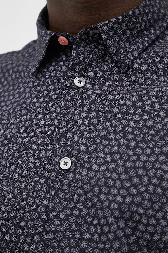 PS Paul Smith koszula bawełniana M2R.433R.L21839 czarny AW23