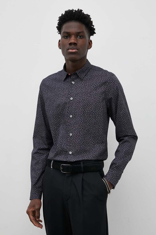 PS Paul Smith camasa din bumbac M2R.433R.L21839 negru