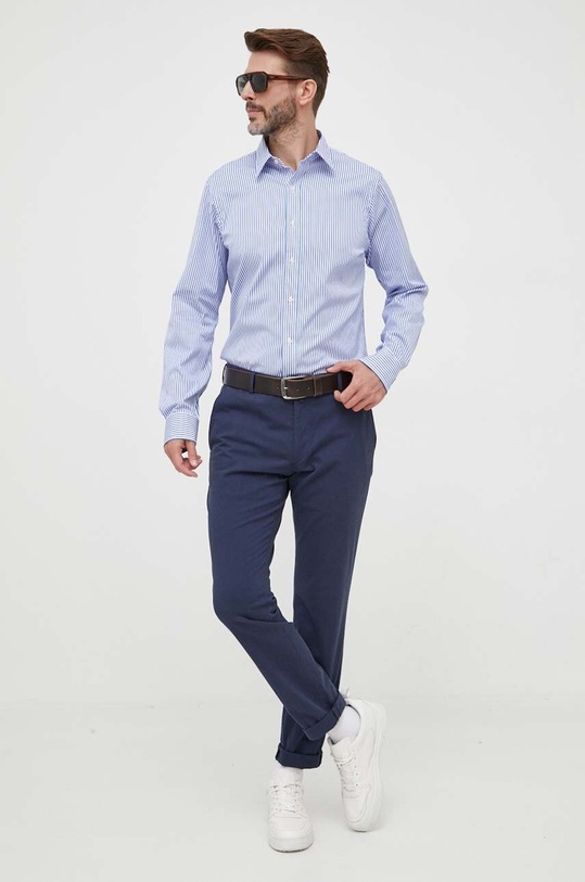 Oblečenie Bavlnená košeľa Polo Ralph Lauren 710909825 modrá