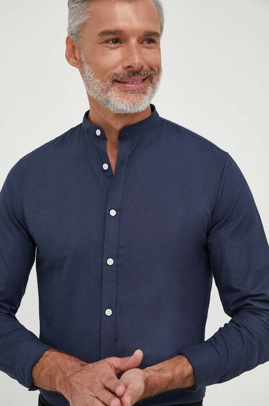 Lindbergh camasa lung bleumarin 30.203174A.NAVY.MIX