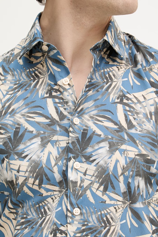 Lindbergh koszula 30.203488.BLUE niebieski