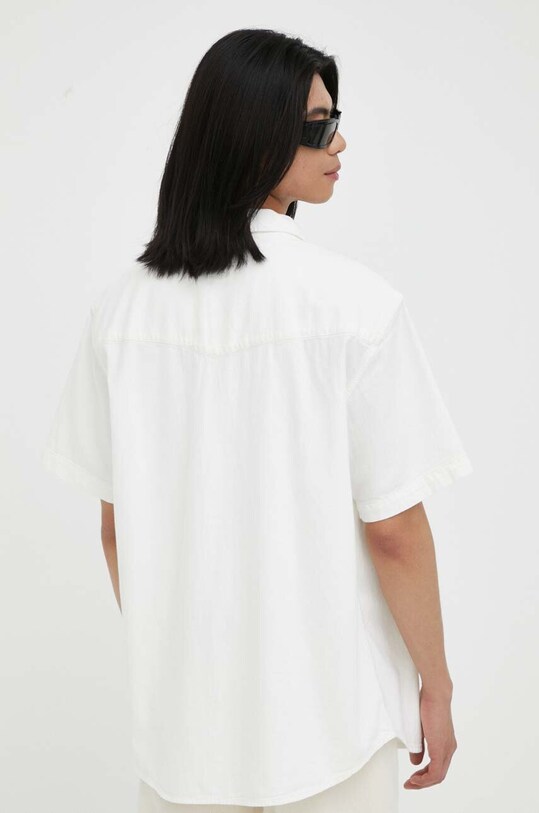 Îmbrăcăminte Levi's camasa din bumbac A5722.0004 bej