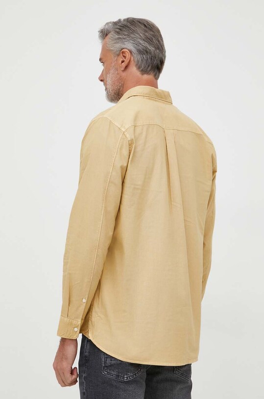 Odzież Pepe Jeans koszula bawełniana Fabio PM307753.089 beżowy