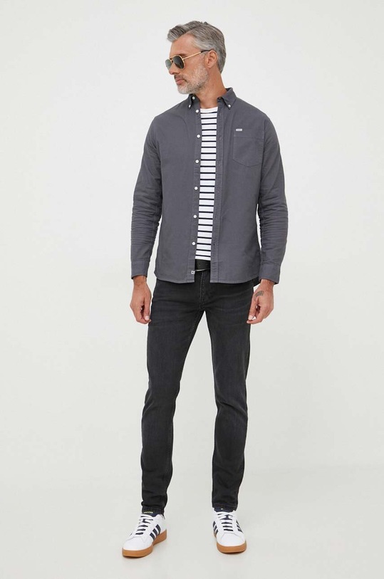 Pepe Jeans pamut ing PM307753.976 szürke AW23