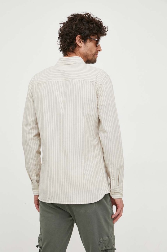 Pepe Jeans camasa din bumbac Chester bej PM308011.804