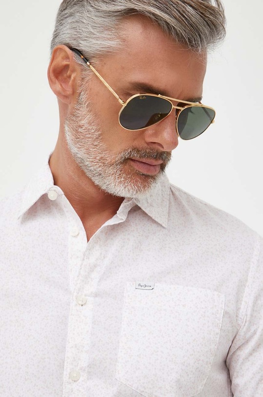 Pepe Jeans camasa din bumbac Curtis alb PM308022.324