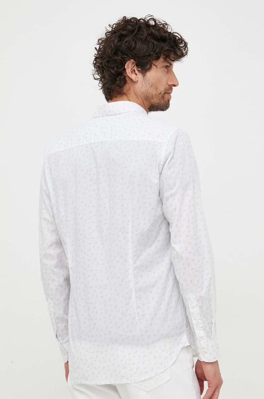 Pepe Jeans camasa din bumbac Cuxton alb PM308023.800