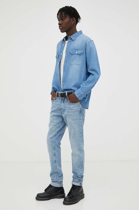 Îmbrăcăminte Levi's camasa jeans 19573.0212 albastru