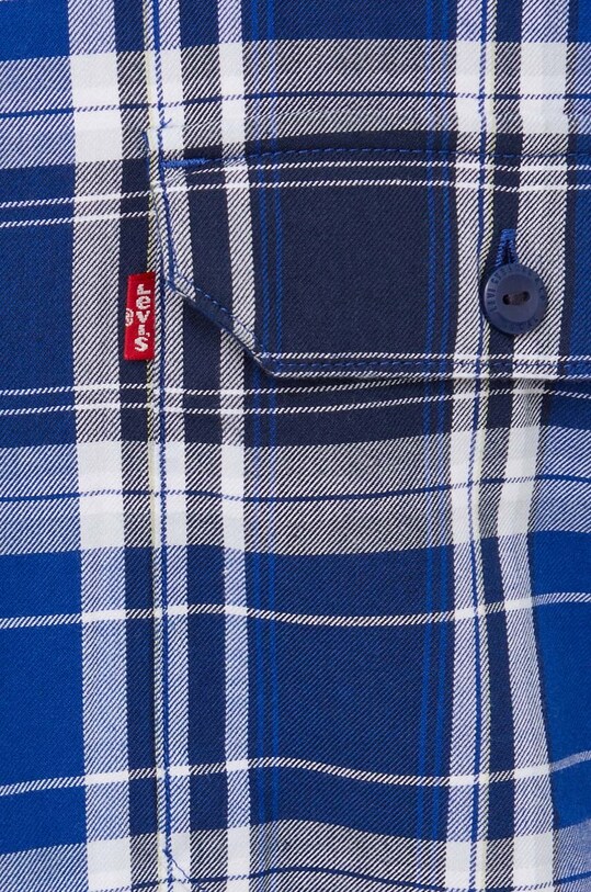 Levi's koszula bawełniana 19587.0256 granatowy
