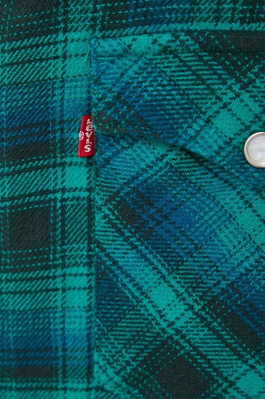 Levi's koszula bawełniana 85744.0062 zielony