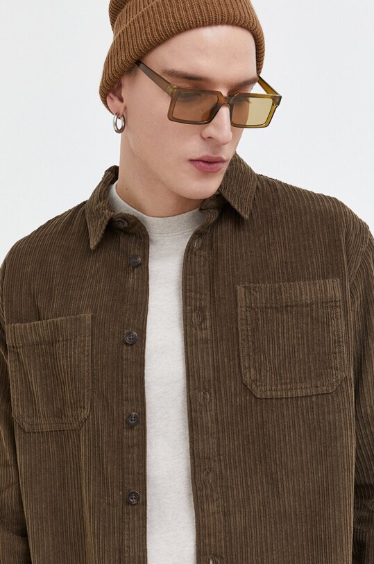 Quiksilver koszula sztruksowa zielony EQYWT04516