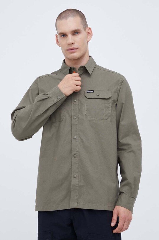 Рубашка Columbia casual зелёный 2054751