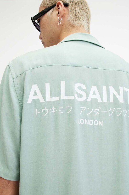 Одяг Сорочка AllSaints MS209Y зелений