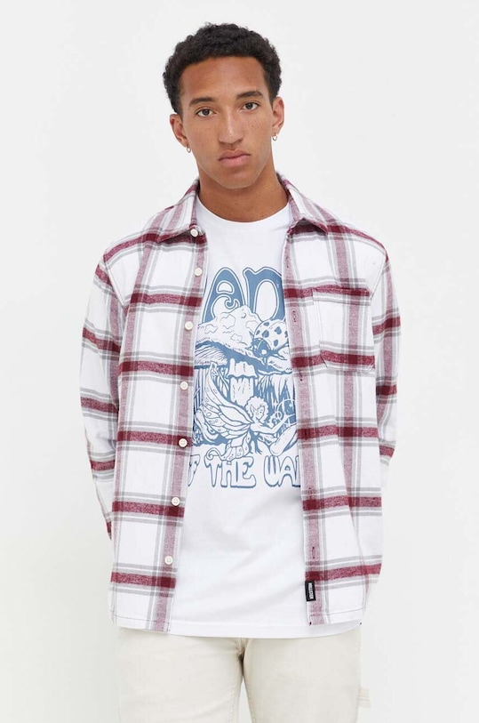 Hollister Co. koszula bawełniana wzorzyste biały KI325.3044.108