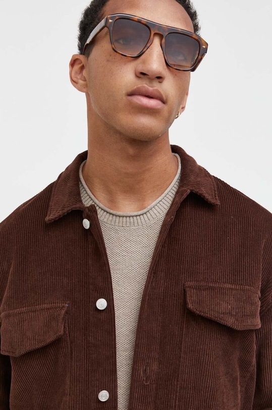 Abercrombie & Fitch koszula sztruksowa brązowy KI125.3121.420