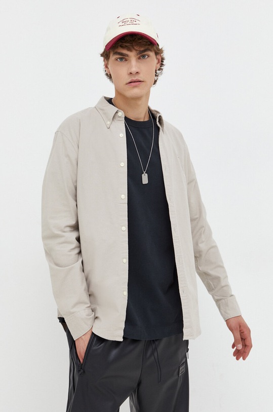 Abercrombie & Fitch koszula KI125.3126.400 beżowy AW23