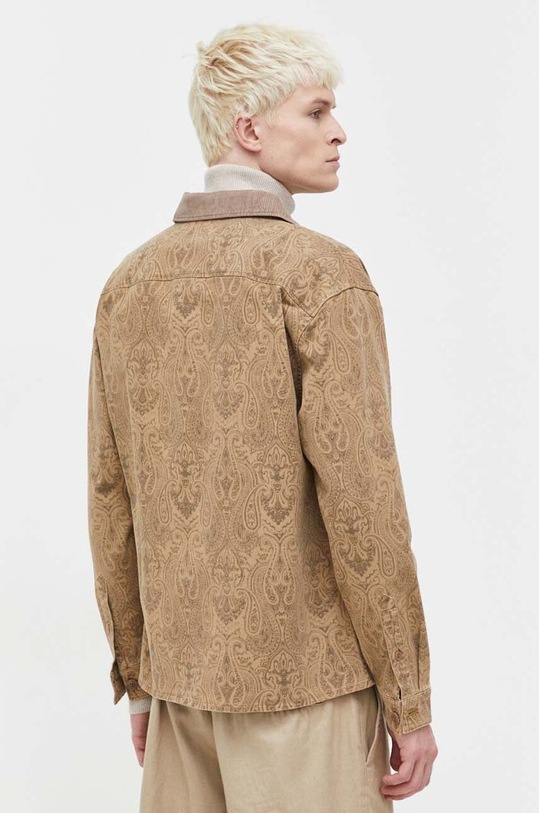 Odzież Abercrombie & Fitch kurtka koszulowa KI125.3132.406 beżowy