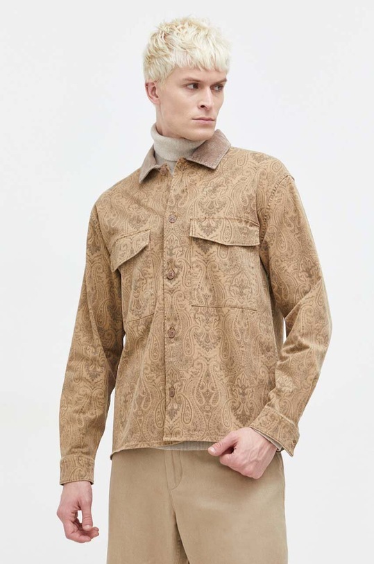 Abercrombie & Fitch kurtka koszulowa beżowy KI125.3132.406