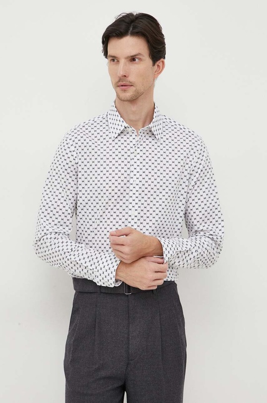 Košeľa Michael Kors slim biela CF3402E9Y6
