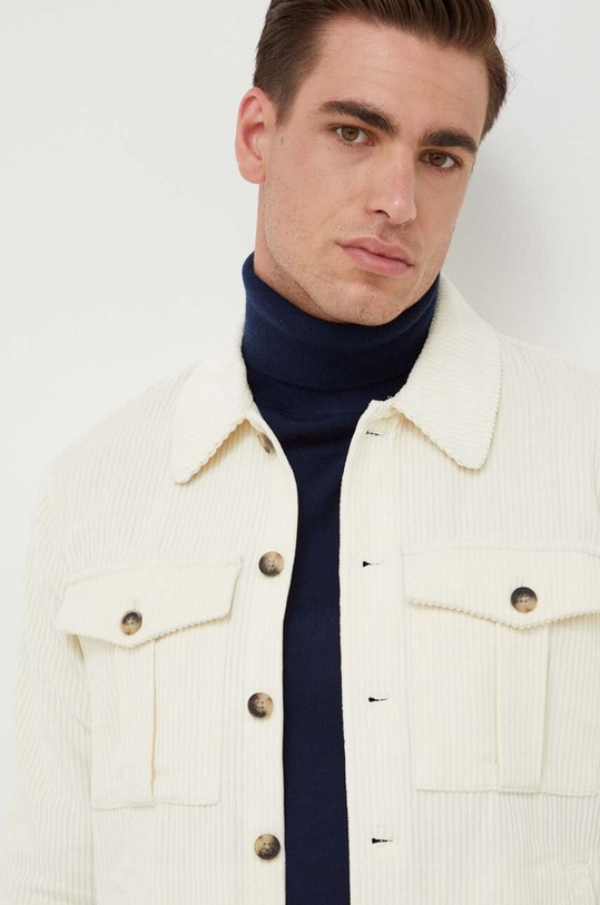 Manšestrová košile Michael Kors béžová CF340619WH