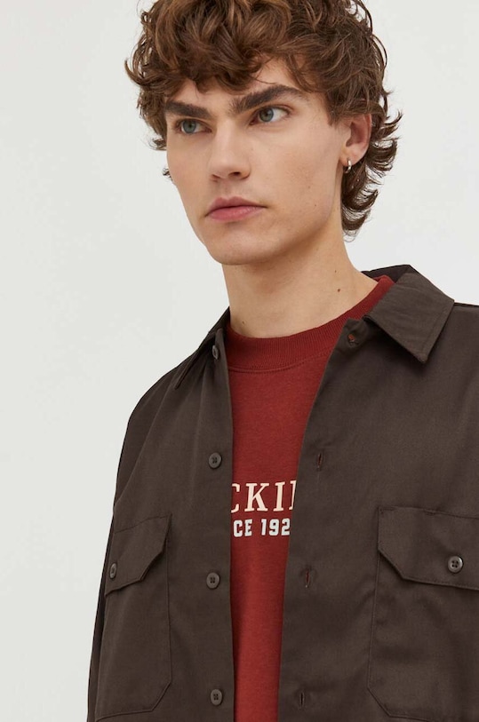 Dickies koszula DK0A4Y26DBX1 brązowy