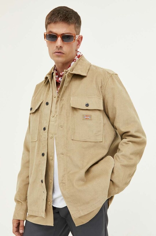 Πουκάμισο κοτλέ Dickies μακρύ πράσινο DK0A4XGQKHK1