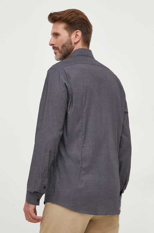 Odzież Liu Jo koszula M223P201MILANOPOINT szary