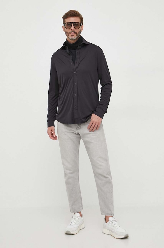 Odzież Paul&Shark koszula 13313085 czarny