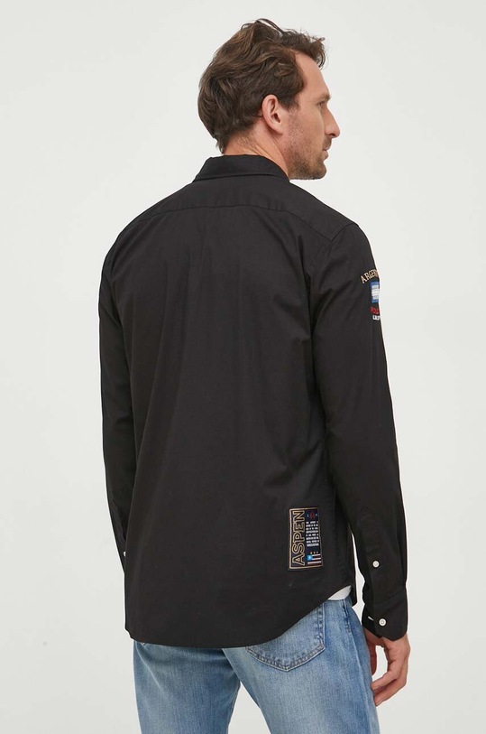 Ruházat La Martina ing WMC302 fekete