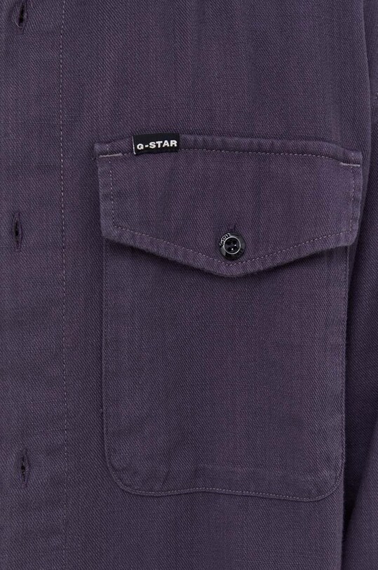 G-Star cămașă din bumbac D20165.D454 violet