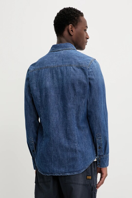Îmbrăcăminte G-Star cămașă din denim D23616.D252 bleumarin