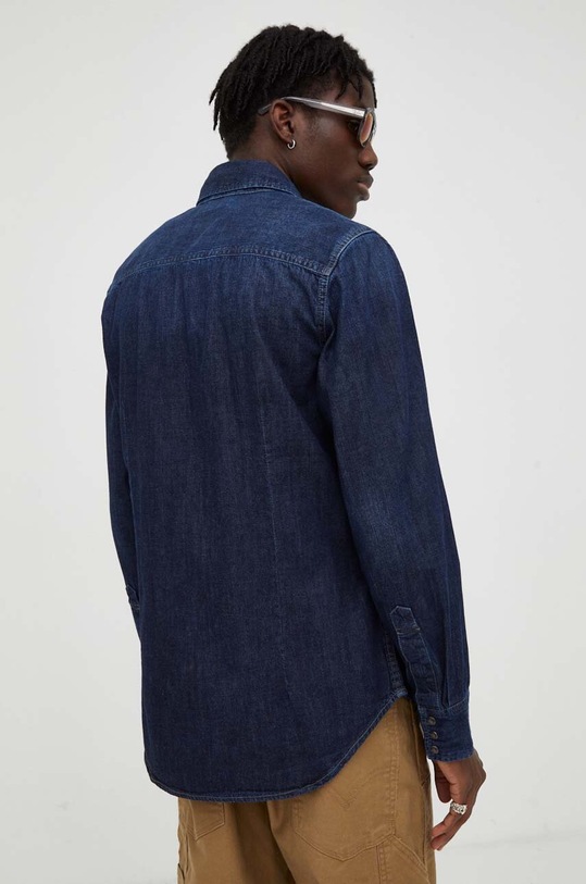 Oblečenie Rifľová košeľa G-Star D23616.D252 tmavomodrá