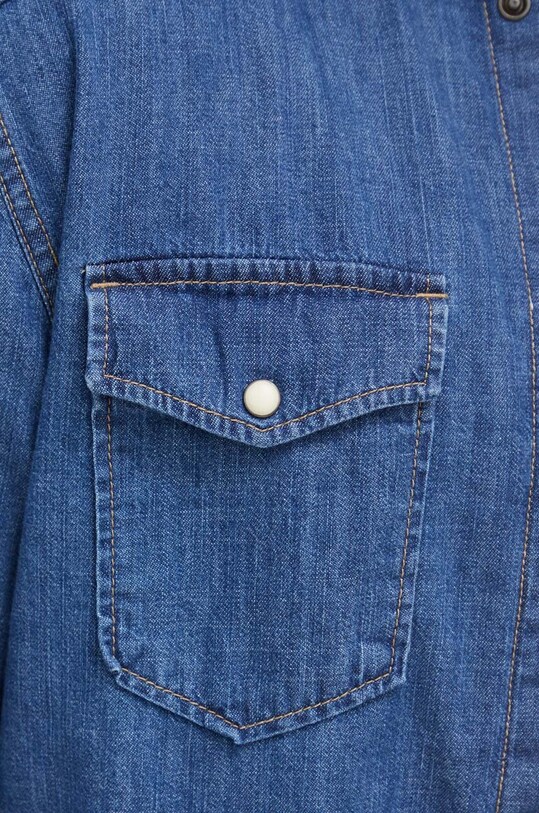 Pepe Jeans koszula jeansowa Carson PM307489HS8.000 niebieski AW23