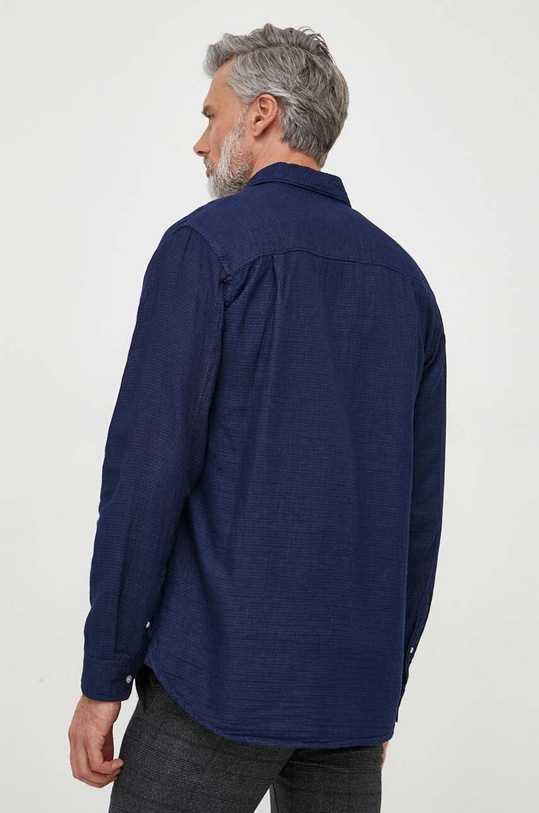 Odzież Pepe Jeans koszula bawełniana PM308191.594 granatowy