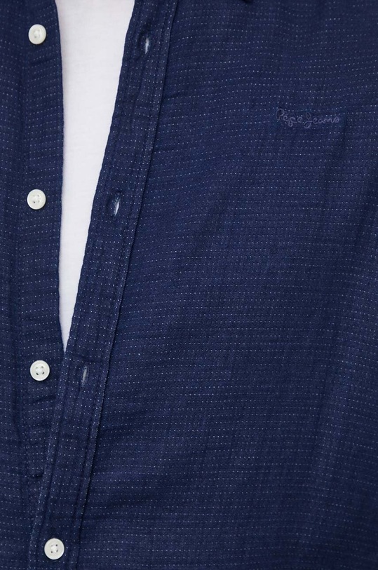 Pepe Jeans koszula bawełniana PM308191.594 granatowy
