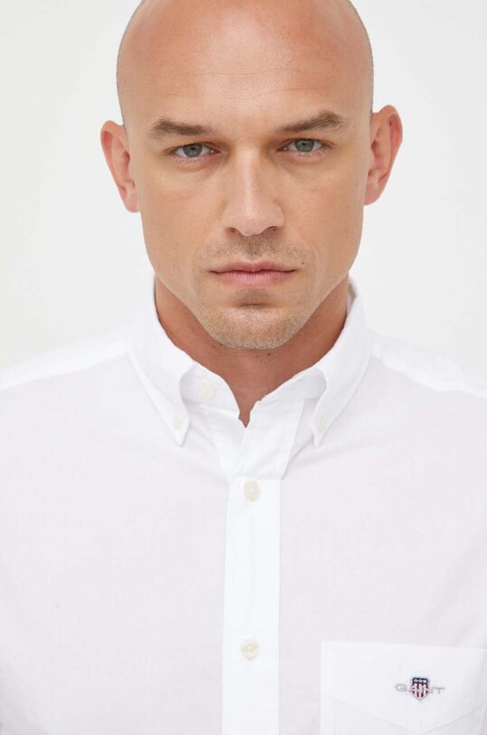 Хлопковая рубашка Gant 3000100 белый