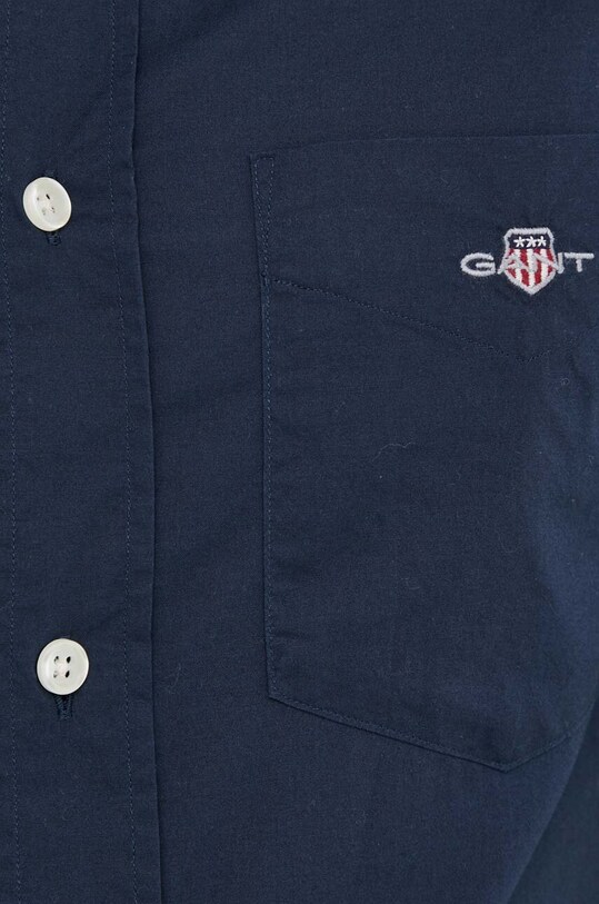 Хлопковая рубашка Gant 3000100 тёмно-синий AW24
