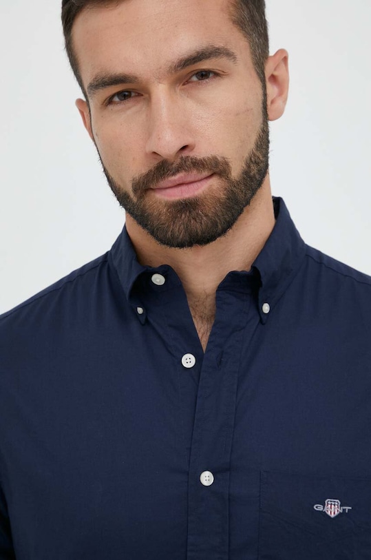 Gant koszula bawełniana bawełna granatowy 3000100
