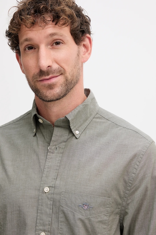 Gant koszula bawełniana zielony 3000100