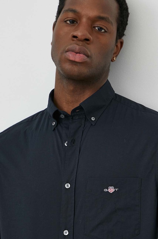 Gant koszula bawełniana czarny 3000100