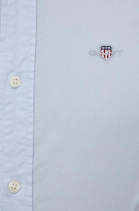 Хлопковая рубашка Gant 3000102 голубой