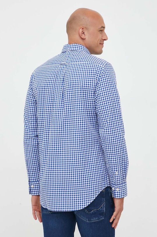 Gant camasa din bumbac albastru 3000120