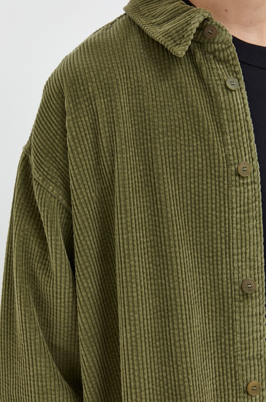 American Vintage camasa din velur MPADO06AH23 verde